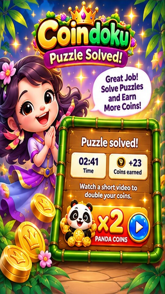 Coindoku four game modes